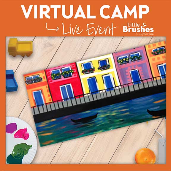 Live Virtual Painting Camp! 6 Years Or Older.